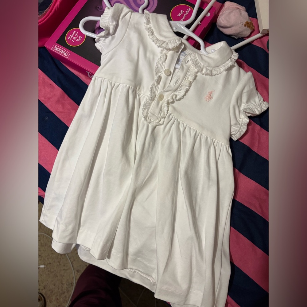 Baby girl 12m polo Ralph Lauren dress